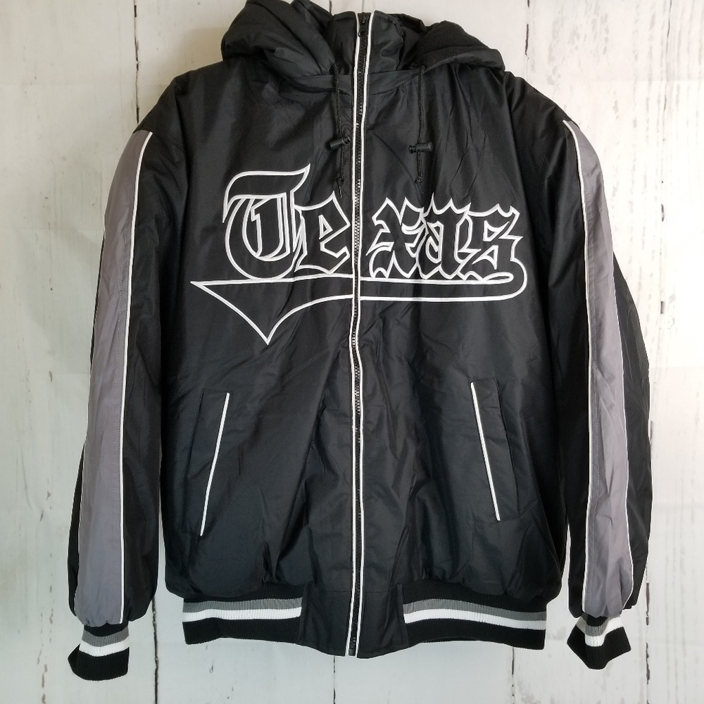 Lada Authentic Full Zip Coat Jacket Sz L Black